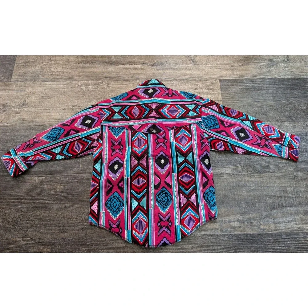 Vintage Brooks & Dunn Kids Shirt Small Panhandle Slim 90's Southwestern USA